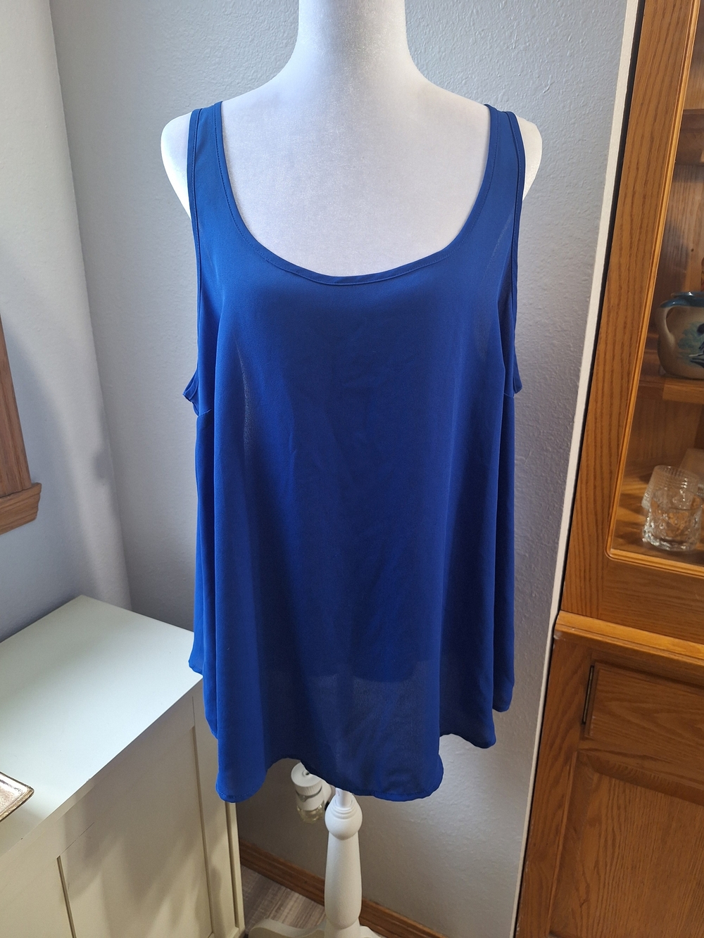 torrid Royal Blue Scoop Neck Tank